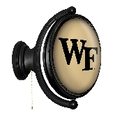 Wake Forest Demon Deacons: Original Oval Rotating Lighted Wall Sign, FNB-NCWAKE-125-01A