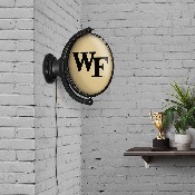 Wake Forest Demon Deacons: Original Oval Rotating Lighted Wall Sign, FNB-NCWAKE-125-01A