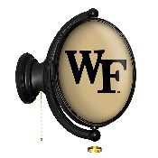 Wake Forest Demon Deacons: Original Oval Rotating Lighted Wall Sign, FNB-NCWAKE-125-01A