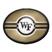 Wake Forest Demon Deacons: Oval Slimline Lighted Wall Sign, FNB-NCWAKE-140-01A