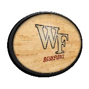 Wake Forest Demon Deacons: Hardwood - Oval Slimline Lighted Wall Sign, NCWAKE-140-12