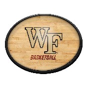 Wake Forest Demon Deacons: Hardwood - Oval Slimline Lighted Wall Sign, NCWAKE-140-12
