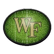 Wake Forest Demon Deacons: On the 50 - Oval Slimline Lighted Wall Sign, NCWAKE-140-22