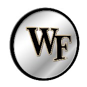 Wake Forest Demon Deacons: Modern Disc Mirrored Wall Sign, NCWAKE-235-01A
