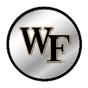 Wake Forest Demon Deacons: Modern Disc Mirrored Wall Sign, NCWAKE-235-01A