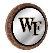 Wake Forest Demon Deacons: "Faux" Barrel Top Mirrored Wall Sign, FNB-NCWAKE-245-01A