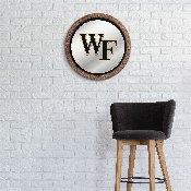 Wake Forest Demon Deacons: "Faux" Barrel Top Mirrored Wall Sign, FNB-NCWAKE-245-01A
