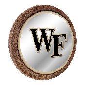 Wake Forest Demon Deacons: "Faux" Barrel Top Mirrored Wall Sign, FNB-NCWAKE-245-01A