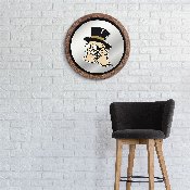 Wake Forest Demon Deacons: Mascot - "Faux" Barrel Top Mirrored Wall Sign, FNB-NCWAKE-245-02A