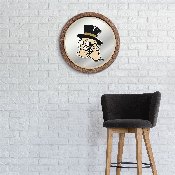 Wake Forest Demon Deacons: Mascot - "Faux" Barrel Top Mirrored Wall Sign, FNB-NCWAKE-245-02A