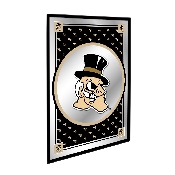 Wake Forest Demon Deacons: Mascot Team Spirit - Framed Mirrored Wall Sign, NCWAKE-275-02