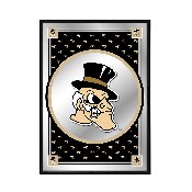 Wake Forest Demon Deacons: Mascot Team Spirit - Framed Mirrored Wall Sign, NCWAKE-275-02