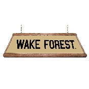 Wake Forest Demon Deacons: Premium Wood Pool Table Light, FNB-NCWAKE-330-01A