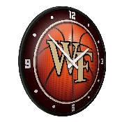 Wake Forest Demon Deacons: Basketball - Modern Disc Wall Clock, NCWAKE-510-11