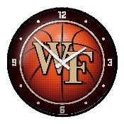 Wake Forest Demon Deacons: Basketball - Modern Disc Wall Clock, NCWAKE-510-11