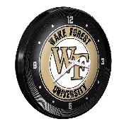 Wake Forest Demon Deacons: Ribbed Frame Wall Clock, NCWAKE-530-01