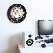Wake Forest Demon Deacons: Ribbed Frame Wall Clock, NCWAKE-530-01