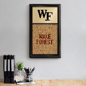 Wake Forest Demon Deacons: Dual Logo - Cork Note Board, FNB-NCWAKE-640-02A