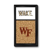 Wake Forest Demon Deacons: WAKE Dual Logo - Cork Note Board, NCWAKE-640-06