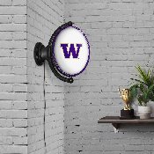 Washington Huskies: Original Oval Rotating Lighted Wall Sign, FNB-NCWASH-125-01A