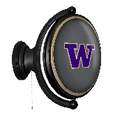 Washington Huskies: Original Oval Rotating Lighted Wall Sign, FNB-NCWASH-125-01A