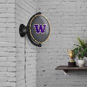 Washington Huskies: Original Oval Rotating Lighted Wall Sign, FNB-NCWASH-125-01A