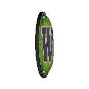 Washington Huskies: On the 50 - Oval Slimline Lighted Wall Sign, NCWASH-140-22
