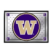 Washington Huskies: Team Spirit - Framed Mirrored Wall Sign, FNB-NCWASH-265-02A