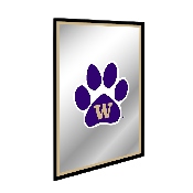 Washington Huskies: Paw - Framed Mirrored Wall Sign, FNB-NCWASH-275-01A