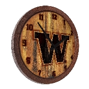 Washington Huskies: Branded "Faux" Barrel Top Wall Clock, NCWASH-560-02
