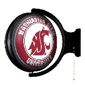 Washington State Cougars: Original Round Rotating Lighted Wall Sign, NCWAST-115-01