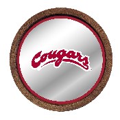 Washington State Cougars: Mirrored Barrel Top Mirrored Wall Sign, NCWAST-245-02