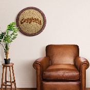 Washington State Cougars: "Faux" Barrel Framed Cork Board, FNB-NCWAST-632-02A
