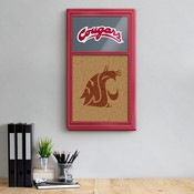 Washington State Cougars: Dual Logos - Cork Note Board, NCWAST-640-02