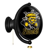 WSU - Wichita State Shockers Rotating LED Team Spirit Wall Sign, FNB-NCWHST-125