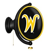 WSU - Wichita State Shockers Rotating LED Team Spirit Wall Sign, FNB-NCWHST-125