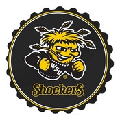 WSU - Wichita State Shockers Team Spirit Bottle Cap Wall Sign, FNB-NCWHST-210