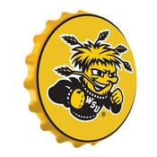 WSU - Wichita State Shockers Team Spirit Bottle Cap Wall Sign, FNB-NCWHST-210