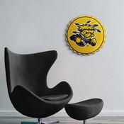 WSU - Wichita State Shockers Team Spirit Bottle Cap Wall Sign, FNB-NCWHST-210