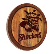 WSU - Wichita State Shockers 20" Barrel Team Logo Wall Sign FNB-NCWHST-240