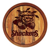 WSU - Wichita State Shockers 20" Barrel Team Logo Wall Sign FNB-NCWHST-240