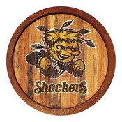 WSU - Wichita State Shockers 20" Barrel Team Logo Wall Sign FNB-NCWHST-240