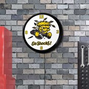 WSU - Wichita State Shockers 19" LED Team Spirit Clock, FNB-NCWHST-550