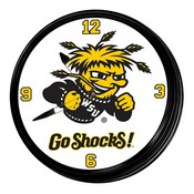 WSU - Wichita State Shockers 19" LED Team Spirit Clock, FNB-NCWHST-550