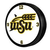 WSU - Wichita State Shockers 19" LED Team Spirit Clock, FNB-NCWHST-550
