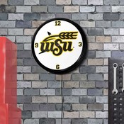 WSU - Wichita State Shockers 19" LED Team Spirit Clock, FNB-NCWHST-550
