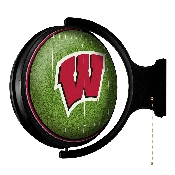 Wisconsin Badgers: On the 50 - Rotating Lighted Wall Sign, NCWISB-115-22