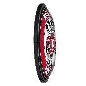 Wisconsin Badgers: Mascot - Round Slimline Lighted Wall Sign, NCWISB-130-02