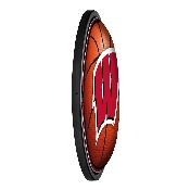 Wisconsin Badgers: Basketball - Round Slimline Lighted Wall Sign, NCWISB-130-11