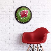 Wisconsin Badgers: On the 50 - Slimline Lighted Wall Sign, NCWISB-130-22